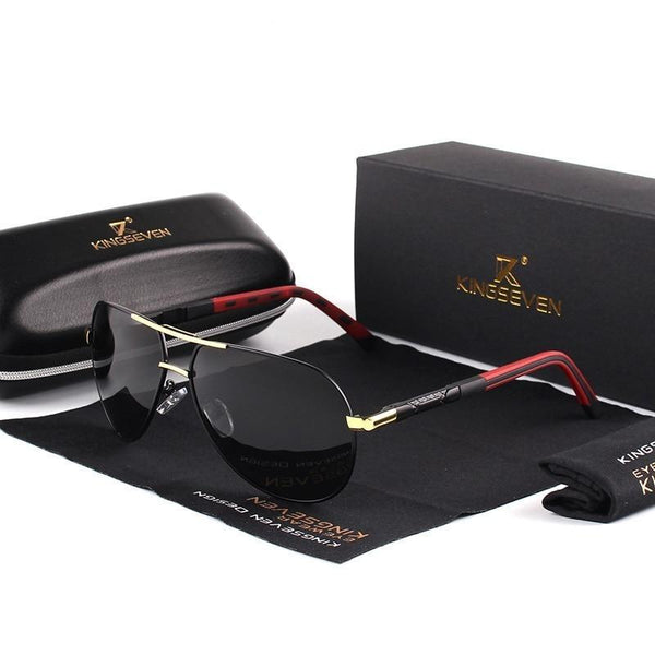 Aluminum polarized sunglasses