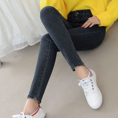 Denim Jeans Womens High Waist Stretch Pencil Skinny Ankle-length Pants Femme Black Blue Push Up 2020 Elastic Slim Streetwear0001