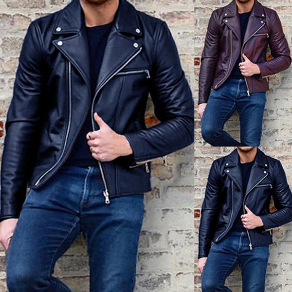 Men Coats Jackets Winter Faux Leather Mens Jackets and Coats Men Warm Hip Popping Jacket Men's Clothing