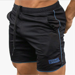 Men Fitness Bodybuilding Shorts Man Casual  Workout Male Breathable Mesh Quick Dry Sportswear Jogger Beach Short Pants