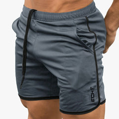 Men Fitness Bodybuilding Shorts Man Casual  Workout Male Breathable Mesh Quick Dry Sportswear Jogger Beach Short Pants