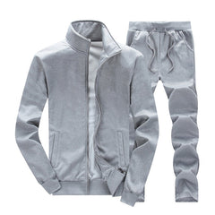 Brand Men Sportswear Sets Running Sports Fitness Tracksuit Male Two Pieces Sweatshirt+Sweatpant Gym Clothing Trainingspak Mannen