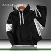 Sets Tracksuit Men Autumn Winter Hooded Sweatshirt Drawstring Outfit Sportswear 2020 Male Suit Pullover Two Piece Set Casual