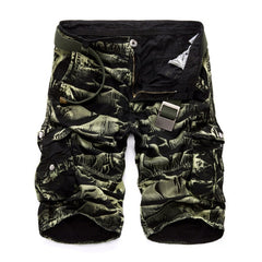 Cargo Shorts Men Cool Camouflage Summer Hot Sale Cotton Casual Men Short Pants Brand Clothing Comfortable Camo Men Cargo Shorts