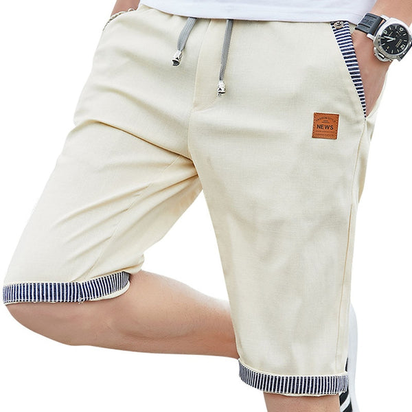 linen mens shorts Newest Summer Casual Shorts Men Cotton Fashion Men Short Bermuda Beach Short Plus Size S-4xl joggers Male 4922