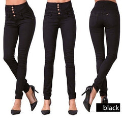 2020 Newest Hot Women Stretch Ripped Distressed Skinny High Waist Denim Pants Shredded Jeans Trousers Slim Jeggings Denim Jeans