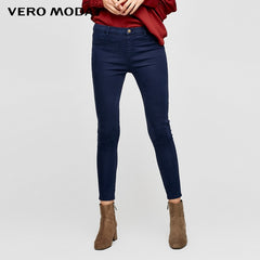 Vero Moda Women's Slim Fit Wrap Stretch Denim Pants Crop  Jeans | 316449501